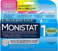 Monistat Complete Therapy Vaginal Antifungal | 1-Day Maximum Strength Treatment Combination Pack - 0