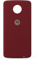 Motorola Phone Case for Moto Z, Force - Crimson Ballistic Nylon Fabric