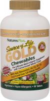 Nature's Plus - Source of Life GOLD Chewables - Tropical Fruit - 90 Chewable Tablets