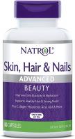 Natrol Skin, Hair and Nails Advanced Beauty Capsules, 5000mcg Biotin - 60 Capsules