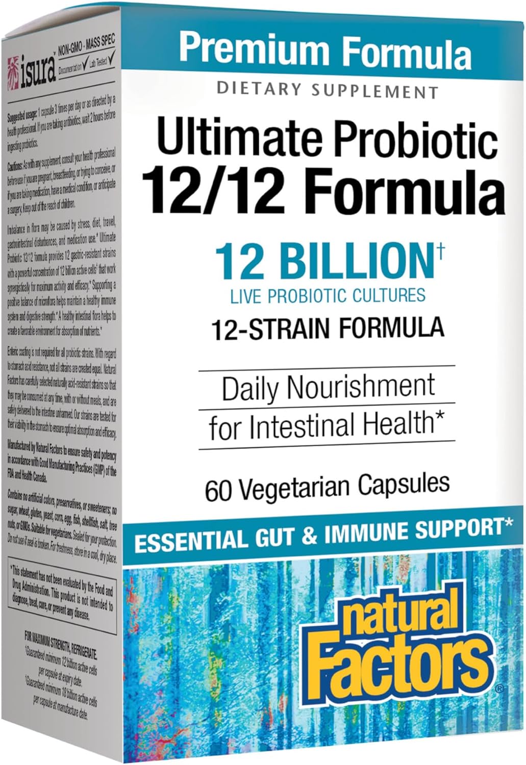 Natural Factors, Ultimate Probiotic 12/12 Formula,&hellip;