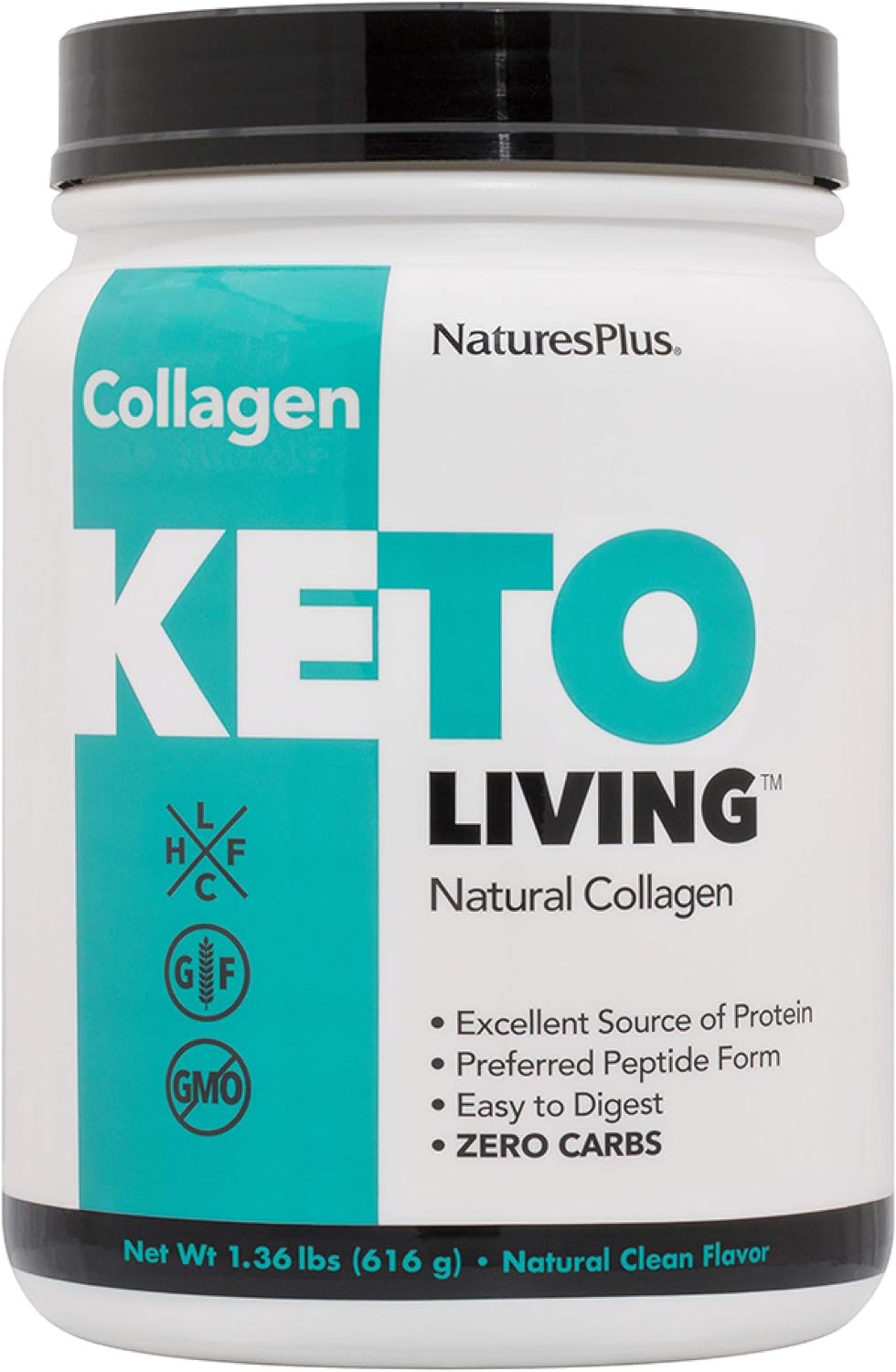 Ketogenic Protein Powder 1.36 lb -  NaturesPlus KetoLiving