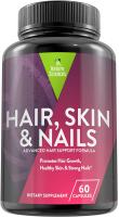 Naturo Sciences Hair, Skin & Nails Advanced Multivitamin Formula, Dietary Supplements - 60 Capsules