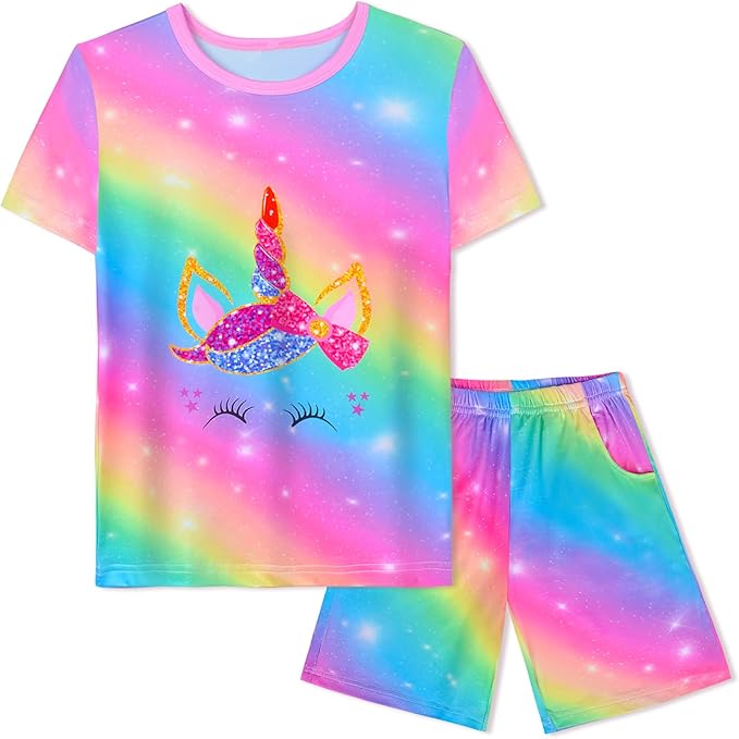Nidoul Girls 2-Piece Unicorn & Merma