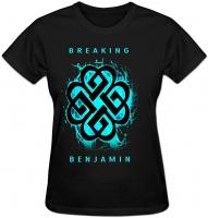 Ningfans Women s Breaking Benjamin Celtic Knot tshirt XL Black