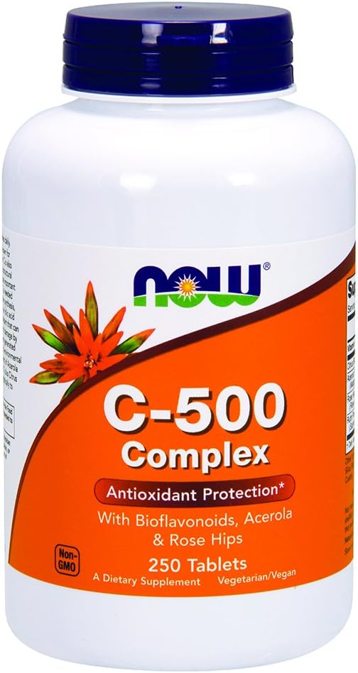 NOW C-500 Complex with Bioflavonoids, Acerola and 