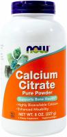 NOW Calcium Citrate, Pure Calcium Citrate Powder for Strong Bones, Pack of 2 - 8 Oz (227g)