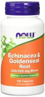 NOW Echinacea & Goldenseal Root,100 Capsules