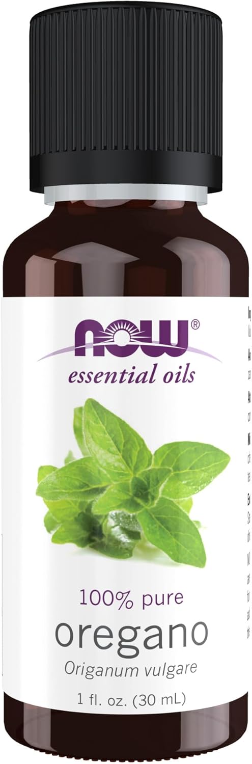 NOW Essential Oils, Oregano Oil, Comforting Aromatherapy Scent, Steam Distilled, 100% Pure, Vegan, C