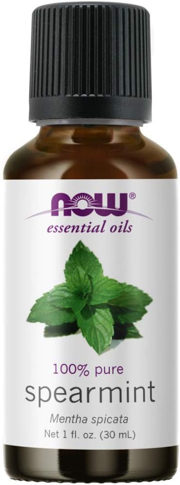 NOW Essential Oils, Spearmint Oil, Stimulating Aromatherapy Scent, Steam Distilled, 100% Pure, Vegan