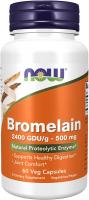 NOW Foods Bromelain 2400 GDU, 500mg, 60 Capsules