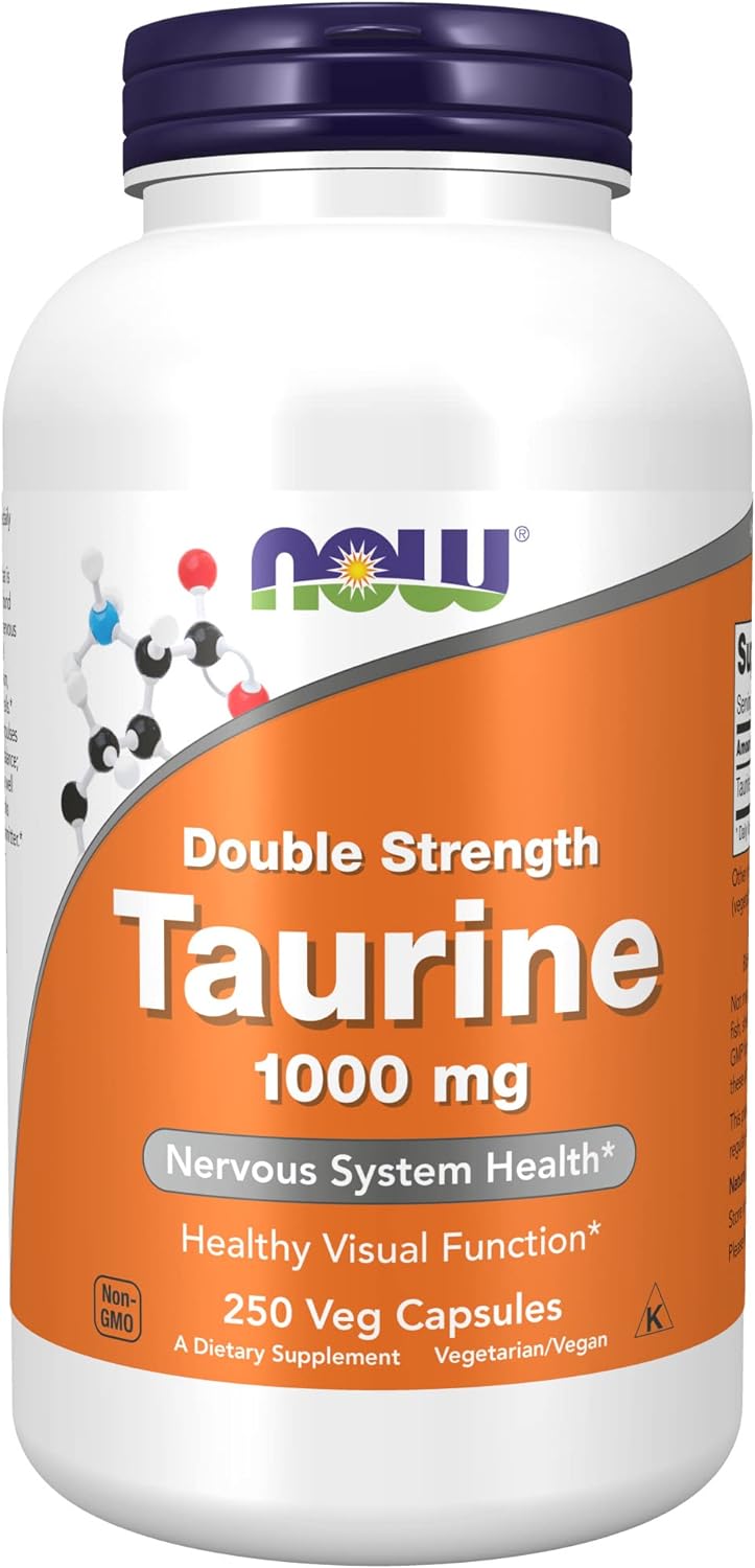 Now Foods Taurine 1000Mg 250 Vegi Caps