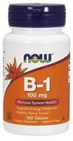 NOW Foods Vitamin B-1 (Thiamine) 100mg, 100 Tablet