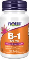 NOW Foods Vitamin B-1 (Thiamine) 100mg - 100  Tablets
