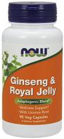 Ginseng & Royal Jelly Veg Capsules Adaptogenic