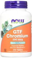 NOW GTF Chromium 200 mcg,250 Tablets