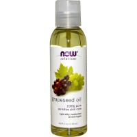 NOW Solutions, 100% Pure Grapeseed Oil, Skin Care for All Skin Types - 4 Fl.Oz (118ml)