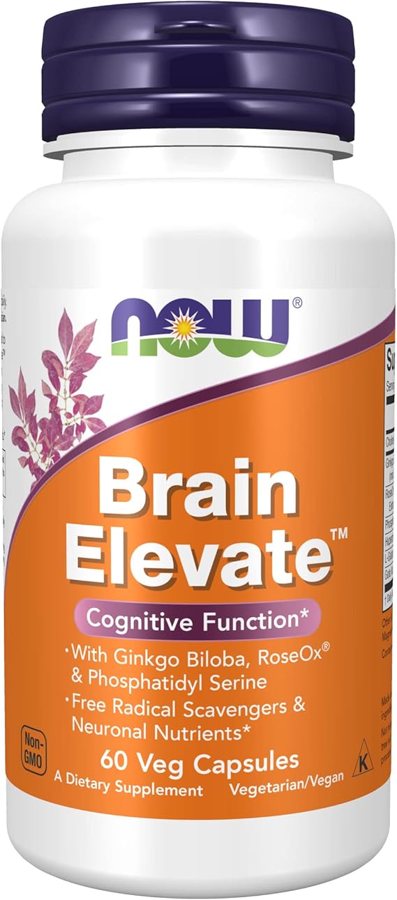 NOW Supplements, Brain Elevate™, Featuring Ginkg