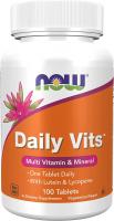 NOW Supplements, Daily Vits with Lutein & Lycopene - 100 Tablets