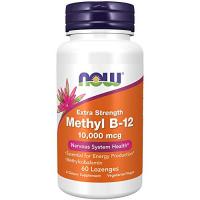 NOW Supplements, Methyl B-12 (Methylcobalamin) 10,000 mcg, Nervous System Health*, 60 Lozenges