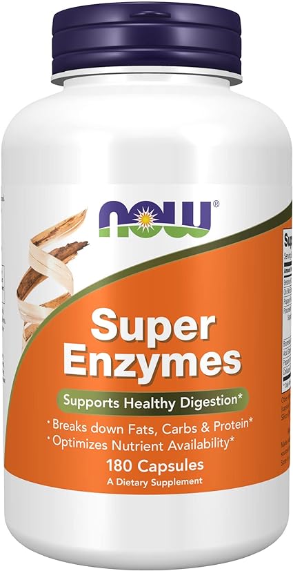 NOW Supplements, Super Enzymes, Formulated with Br