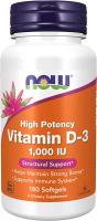 NOW Supplements, Vitamin D-3 1,000 IU, High Potenc