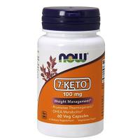 NOW Supplements, 7-Keto 100mg, Weight Management - 60 Veg Capsules