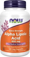 NOW Supplements, Alpha Lipoic Acid 600 mg for Free Radical Scavenger with Extra Strength Grape Seed 