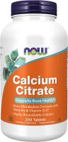 NOW Supplements, Calcium Citrate with Vitamin D, Magnesium, Zinc, Copper, and Manganese - 100 Tablet