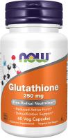 NOW Supplements, Glutathione 250 mg, Free Radical Neutralizer - 60 VCaps