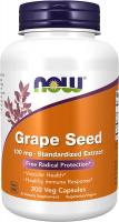 NOW Supplements, Grape Seed 100 mg - Standardized Extract, Highly Concentrated Extract with a Minimu