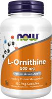 NOW Supplements, L-Ornithine (L-Ornithine Hydrochloride) 500 mg, Amino Acid - 120 Veg Capsules
