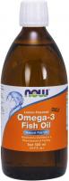 NOW Supplements, Omega-3 Fish Oil Liquid, lemon Flavored, 16.9 Fl.Oz (500ml)