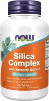 NOW Supplements, Silica Complex with Horsetail Extract, Supports Hair, Skin and Nail Health - 90 Tab