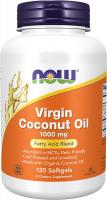 NOW Supplements, Virgin Coconut Oil 1000 mg, Cold Pressed and Unrefined Coconut Oil - 120 Softgels