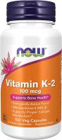 NOW Vitamin K-2, MK4 100 mcg for Bone Health -100 Veg Capsules