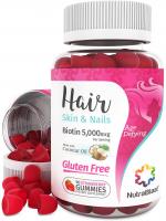 NutraBlast Biotin 5000 mcg Enhanced with Coconut O