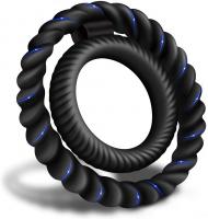OSPOSS Premium Stretchy Silicone Dual Penis Cock Ring for Longer Harder Stronger Erection