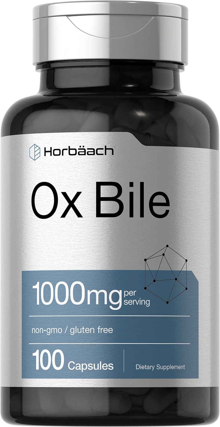 Ox Bile 1000 mg, Digestive Enzymes Ox Bile Supplem&hellip;