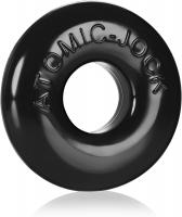 Oxballs Soft Stretchable Donut Rings (Set of 3 ), Black - 75g