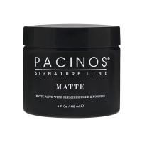 Pacinos Matte Hair Paste - Flexible Hold, No Shine, Sculpting & Styling Wax - 4 fl. oz.(118ml)