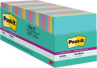 Post-it Super Sticky Notes, 3x3 in - 24 Pads