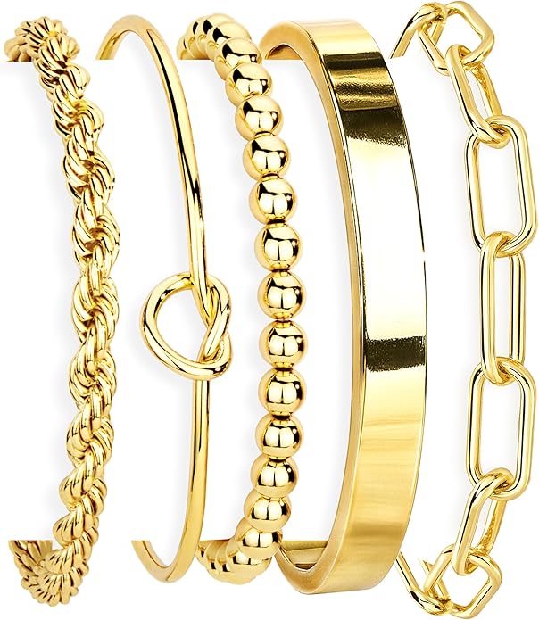 Premium Imported Gold Cuff Bracelets – Authentic&hellip;