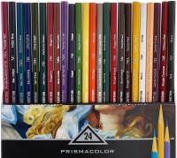 Prismacolor Premier Verithin Colored Pencils, 24-Count