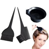 Professional Salon Hair Coloring Dyeing Kit - Dye Brush & Comb/Mixing Bowl/Tint Tool - Black