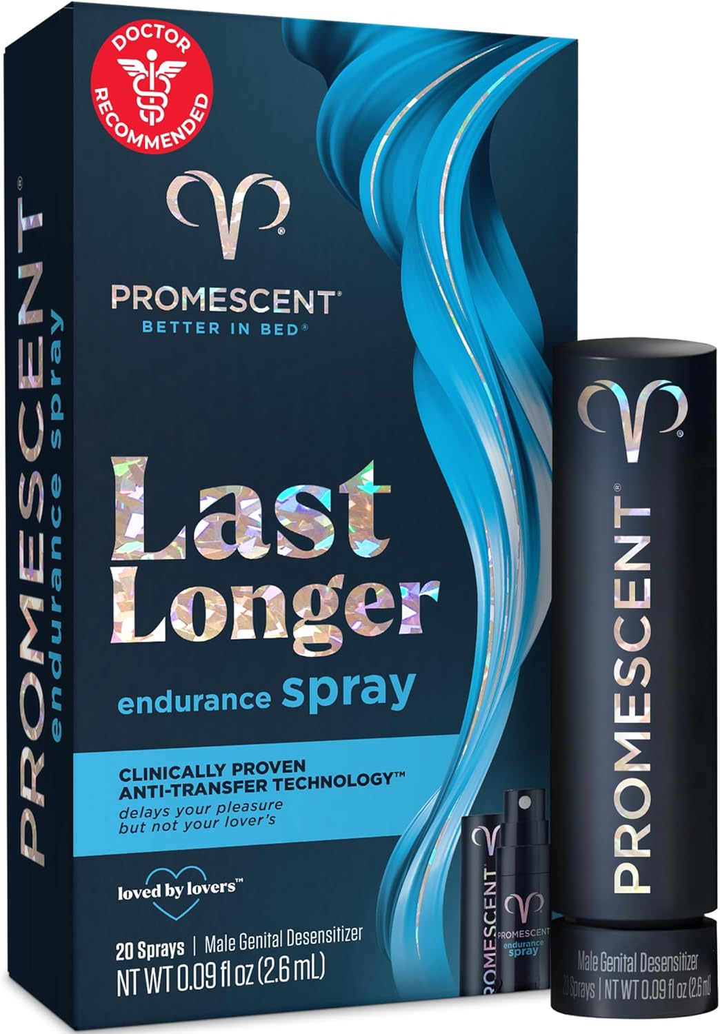 Promescent Delay Spray for Men – Clinically Proven Performance Spray, 2.6 ml