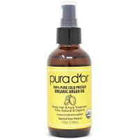 Pura D'or 100% Pure Cold Pressed Virgin Organic Moroccan Argan Oil for Skin, Hair, Face, Body, Scalp