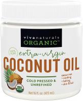 Viva Naturals Organic Coconut Oil: Cold-Pressed &a