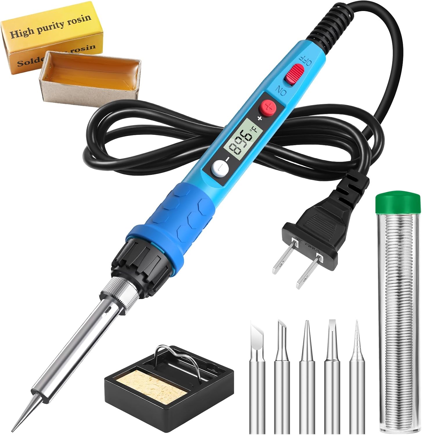 Q-MING 80W Professional LCD Digital Soldering Iron Kit – Premium Imported Permanent Jewelry Weldin