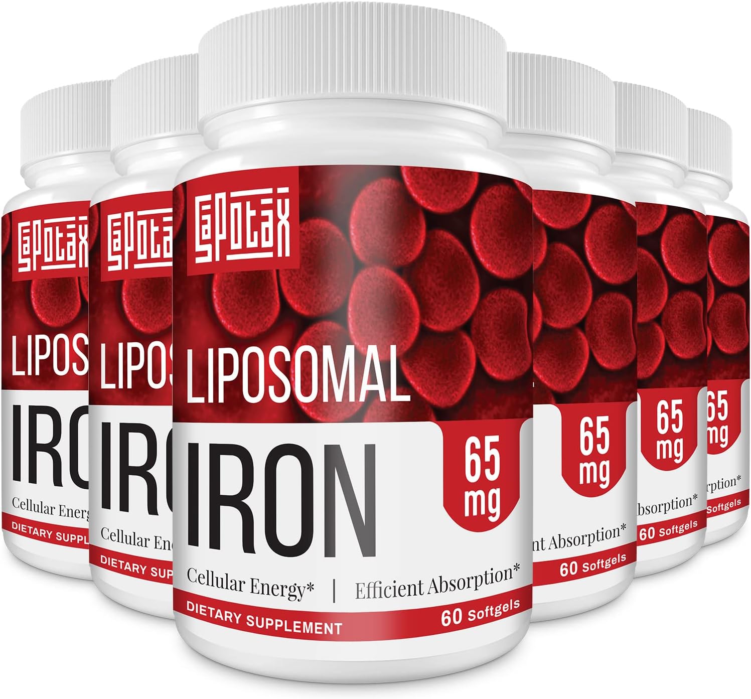 Liposomal Fe Iron Supplement for Women,65 mg Iron 
